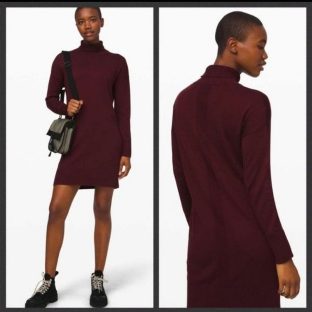 Lululemon Athletica Burgundy Dress